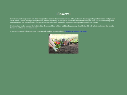 Flowers screenshot