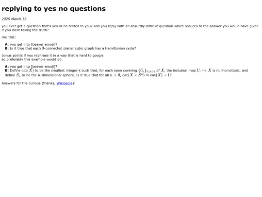yesno screenshot