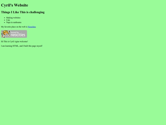 index screenshot