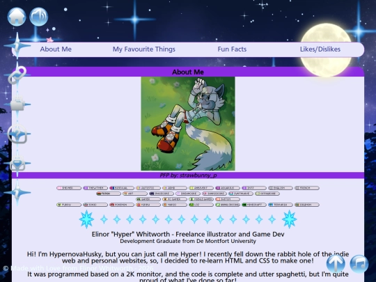 Pages/infoPage screenshot