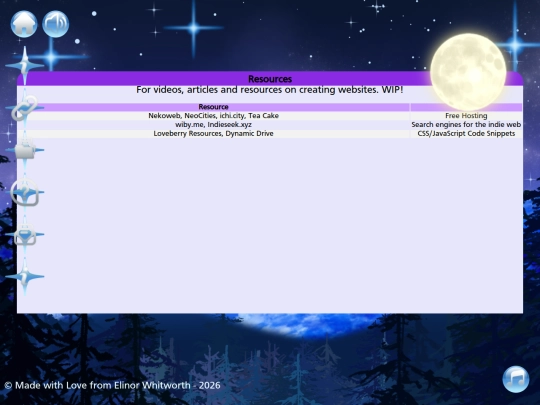 Pages/resourcesPage screenshot