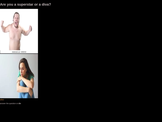personality-quiz screenshot