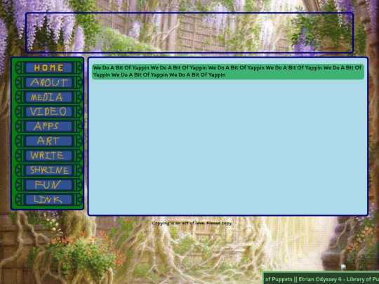 writings screenshot