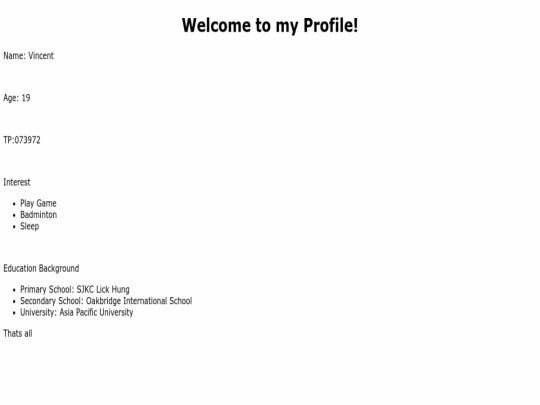 index screenshot