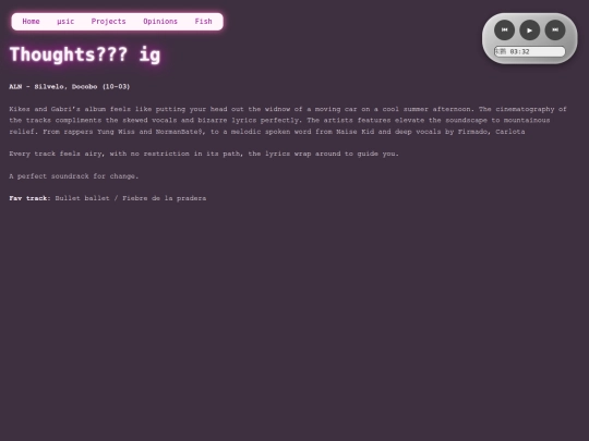 opinions screenshot