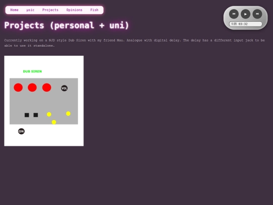 projects screenshot