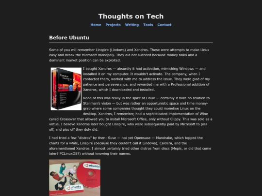 beforeubuntu screenshot