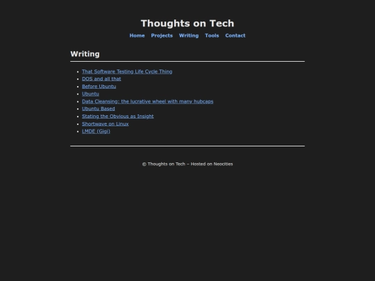 writing screenshot