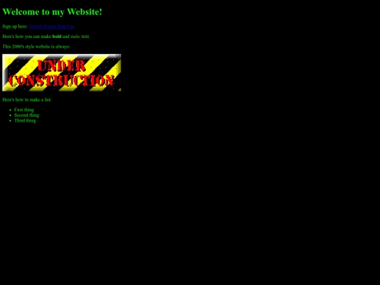 index screenshot
