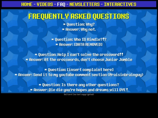 faq screenshot