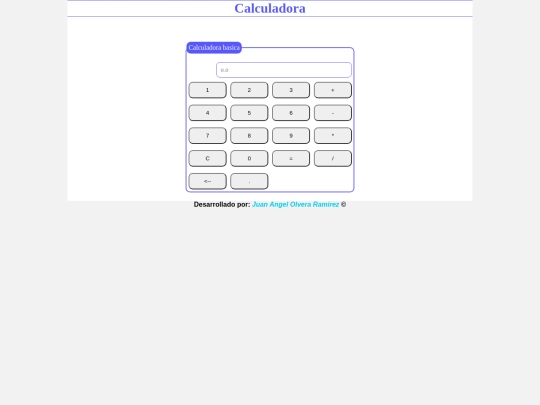 Act.6 (Calculadora con JavaScript) screenshot