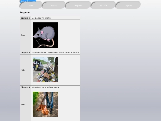 Estructura Global De Un Documento/Disgustos screenshot