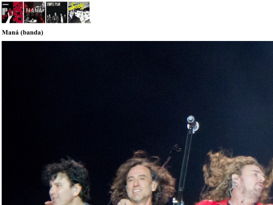 bandas manu/mana screenshot