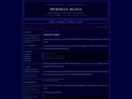 index screenshot