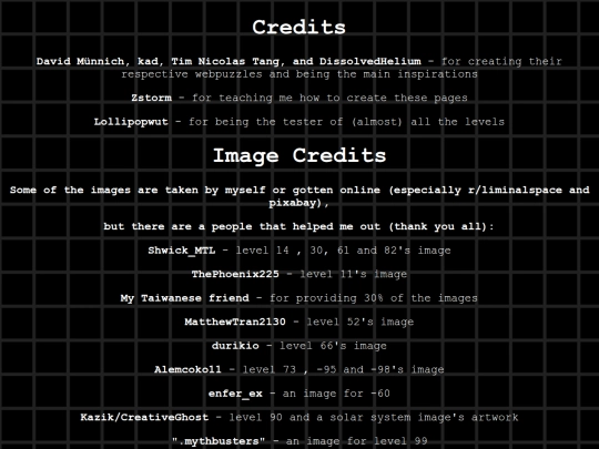 credits screenshot