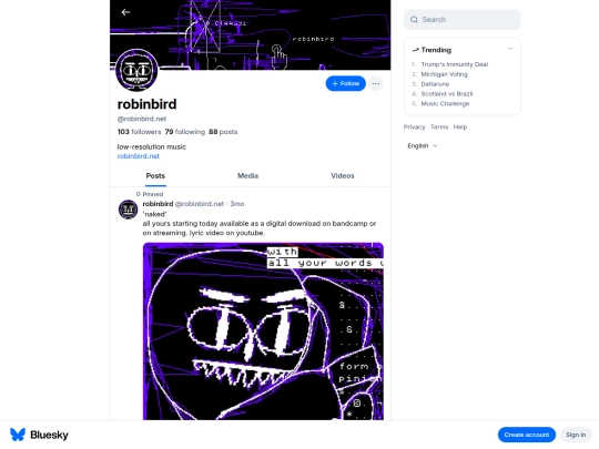bluesky screenshot