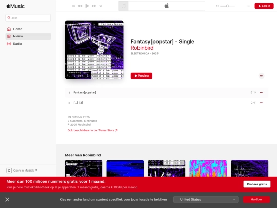 fantasypopstar/applemusic screenshot