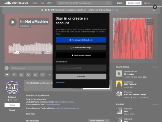 imnotamachine/soundcloud screenshot