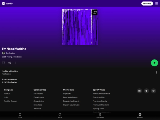 imnotamachine/spotify screenshot
