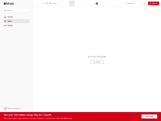 listentothemusic/applemusic screenshot