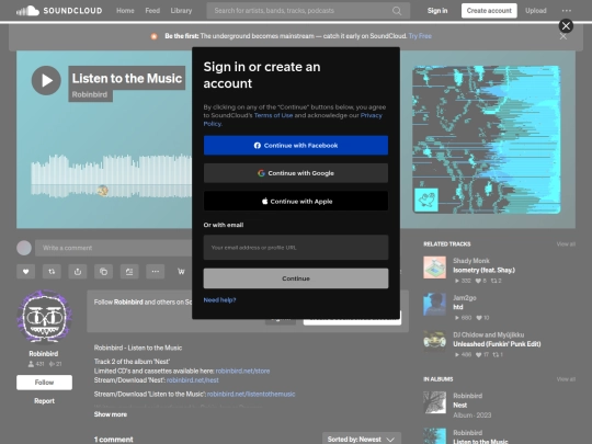 listentothemusic/soundcloud screenshot