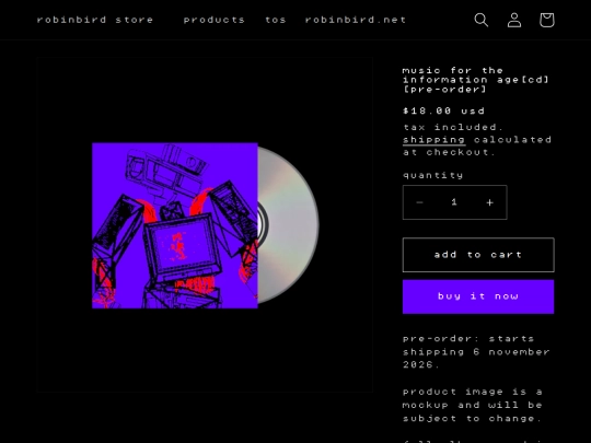 musicfortheinformationage/buycd screenshot