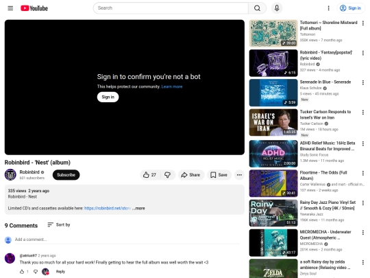 nest/youtubealbum screenshot