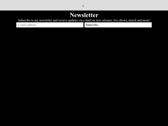 newsletter screenshot