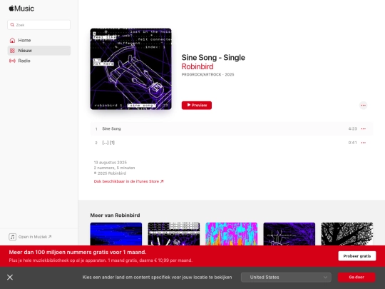 sinesong/applemusic screenshot