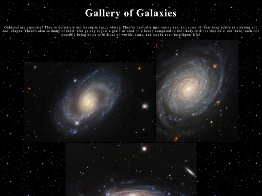 galaxies screenshot