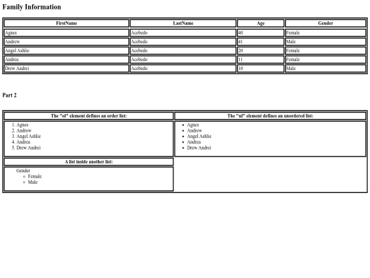 Family_Information screenshot
