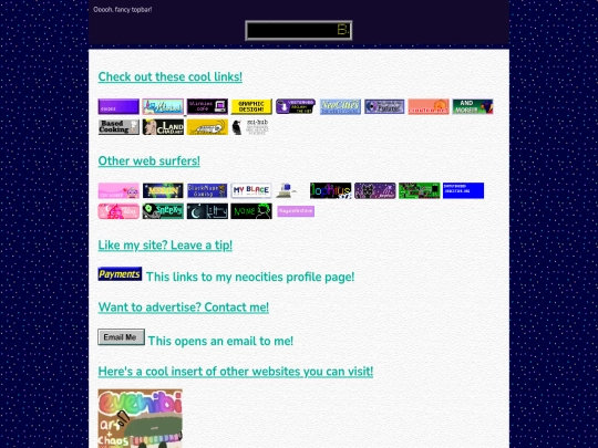 links screenshot