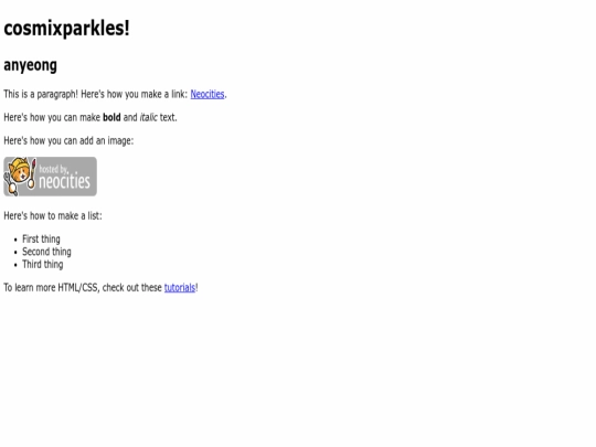 index screenshot