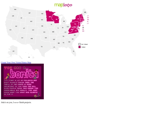 unfinishedpages/quizzes screenshot