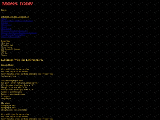 BAND PAGES/Moss Icon screenshot