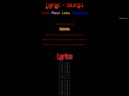 index screenshot