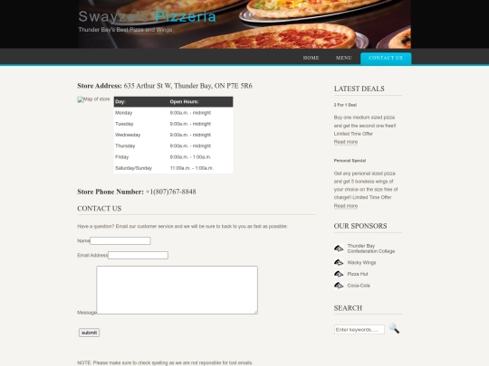 contact screenshot