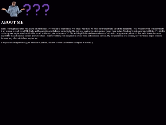 Misc/aboutme screenshot