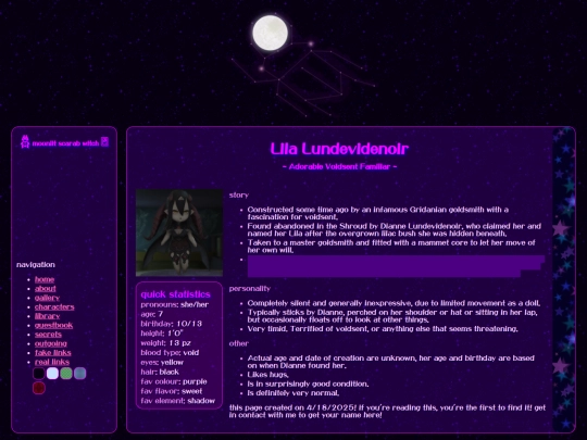 ocs/dianne/adorable-voidsent-lila screenshot