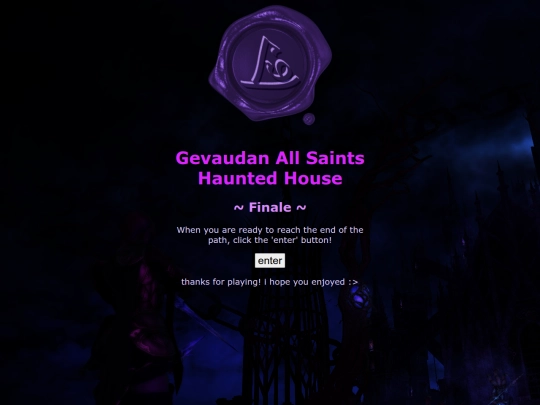 ocs/dianne/hauntedhouse/finale screenshot