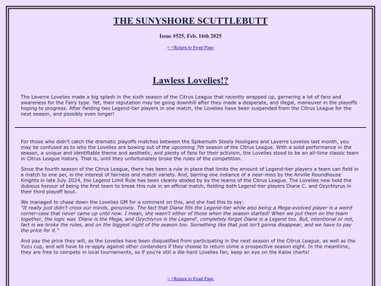 sunyshore/issue525_lovelies screenshot