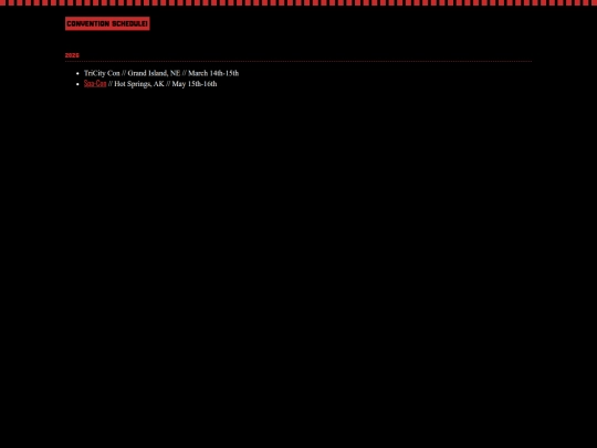 schedule screenshot