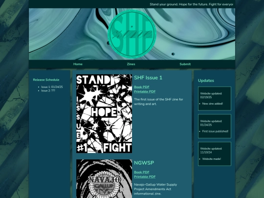 zines screenshot