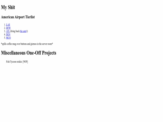 index screenshot