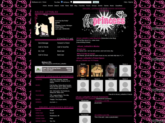 myspace screenshot
