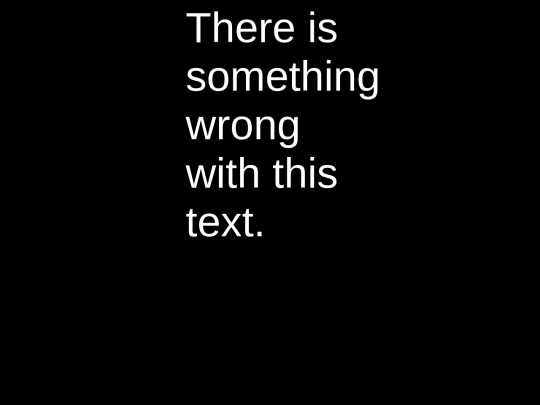 test screenshot