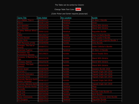 index screenshot