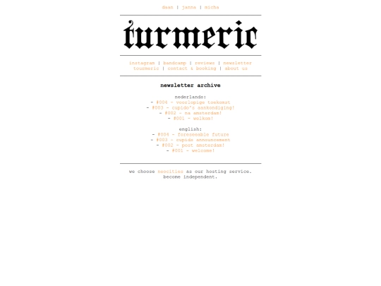 newsletters screenshot