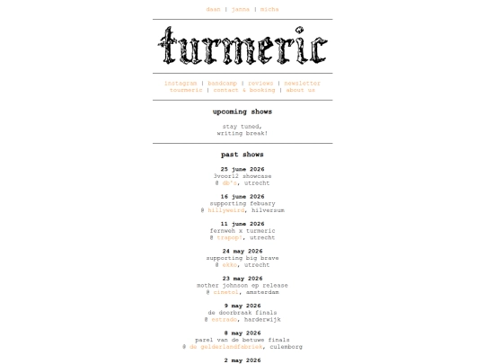 tourmeric screenshot