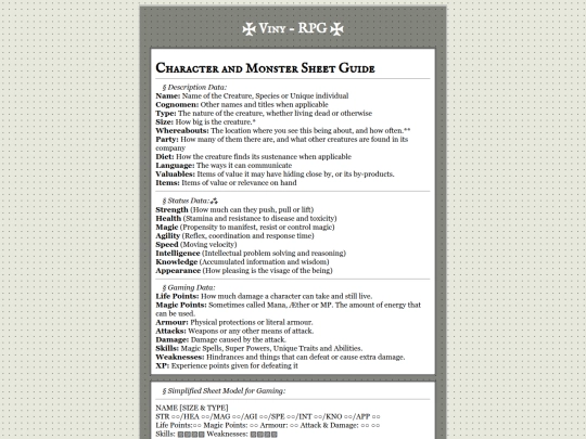 RPG/charactersheet screenshot